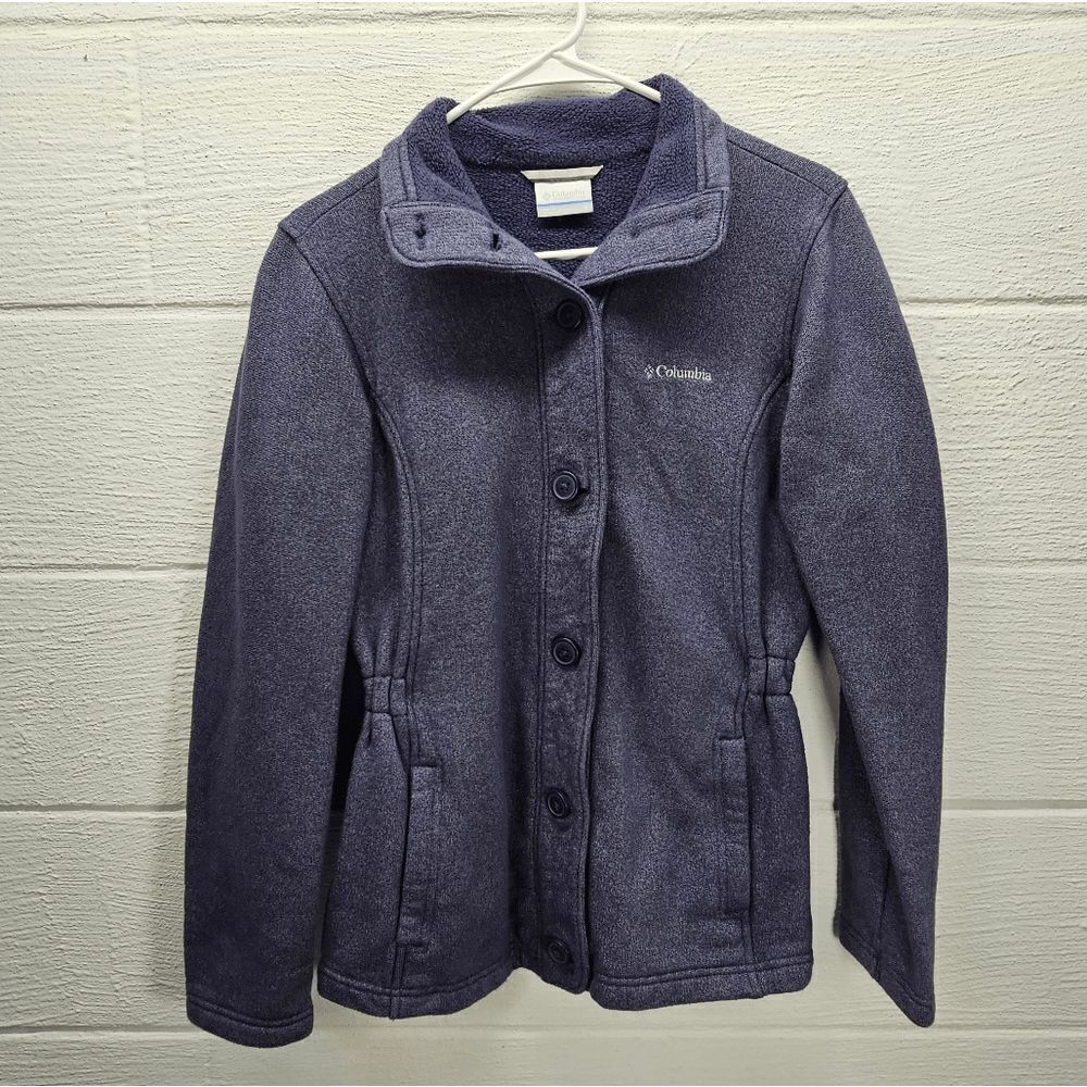 COLUMBIA Felix Peak Button-Up Sweater Jacket Size small‎